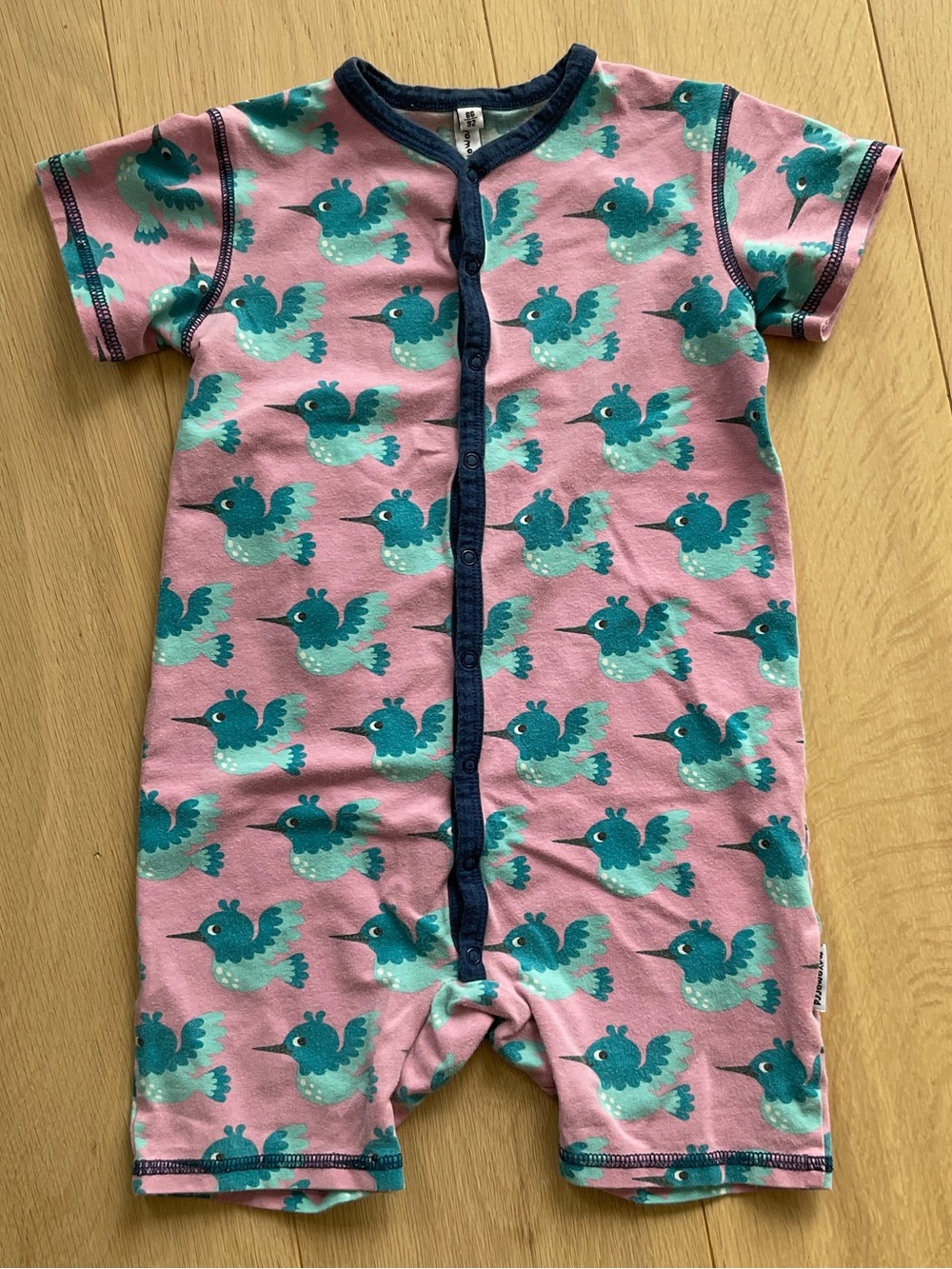 MAXOMORRA 18/24 hummingbird romper